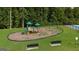 Community playground area with various play structures and seating for residents at 162 Aylesbury Blvd, Mcdonough, GA 30252