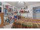 Bedroom with carpet and shelving, with a chair at 870 The Cir, Lawrenceville, GA 30043