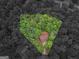 Aerial view of the property surrounded by lush green trees, offering privacy at 445 Royal St, Mcdonough, GA 30253