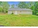 Backyard of the house with lush grass and trees at 126 Usher Ln, Covington, GA 30016