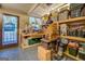 Well-organized storage room with shelves, boxes, and bins for ample storage at 3449 Archwood Dr, Doraville, GA 30340