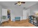 Bedroom with walk-in closet and chair at 74 Price W Dr, Locust Grove, GA 30248