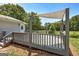 Spacious back deck with awning features a railing and outdoor relaxation area at 203 Brannan Rd, Mcdonough, GA 30253