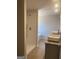 Bathroom showcasing a double sink vanity, walk-in shower and soaking tub with modern fixtures at 5314 Tolar Rd # 23, South Fulton, GA 30213