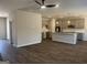 Spacious kitchen with stainless steel appliances, granite countertops, and a large island at 5314 Tolar Rd # 23, South Fulton, GA 30213