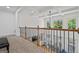Bright loft area with coffered ceilings, iron railing and lots of natural light at 2265 Venture Dr, Marietta, GA 30062