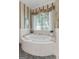 Bathroom featuring a corner tub and plants at 9274 Betony Wood Trl, Jonesboro, GA 30236