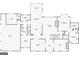 Detailed floor plan showcasing the layout of the main level with kitchen, bedrooms, and living spaces at 9274 Betony Wood Trl, Jonesboro, GA 30236
