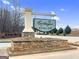 Stone sign for 'The Cottages at Avalon' community entrance at 789 Galveston Way, Mcdonough, GA 30253