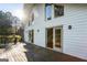 Back porch with access to inside at 1875 Bernice Dr, Cumming, GA 30041