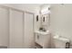 Bathroom with modern fixtures, vanity, toilet, and shower at 1875 Bernice Dr, Cumming, GA 30041