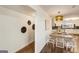 Inviting dining room with modern table set and contemporary lighting, perfect for Gathering meals and gatherings at 1875 Bernice Dr, Cumming, GA 30041