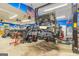 Spacious garage with car lift and equipment, perfect for auto enthusiasts and repair work at 130 Brooklet Way, Brooks, GA 30205