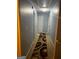 Hallway with patterned rug leading to white doors at 10937 Southwood Dr, Hampton, GA 30228