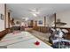 Entertainment room features a pool table, air hockey, and drum set for endless entertainment at 228 Indian Creek Rd, Locust Grove, GA 30248