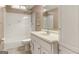 The bathroom features a shower and tub combination plus a neutral-colored vanity at 1118 Sequoia Trl, Mcdonough, GA 30252