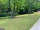 Lush front yard with trees offering shade with ample space for outdoor activities and landscaping opportunities at 1137 Eagles Nest Cir, Carrollton, GA 30116