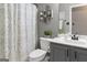 Well-maintained bathroom featuring a toilet and vanity with modern fixtures, perfect for everyday use at 119 Crown Springs Dr, Mcdonough, GA 30252