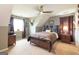 Bedroom with modern ceiling fan, neutral walls, and window with natural light at 411 Hampton Rd, Fayetteville, GA 30215