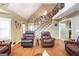 Comfortable living room with hardwood floors, staircase, and ample seating at 411 Hampton Rd, Fayetteville, GA 30215