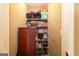 Pantry with wire shelving, providing organized storage for groceries and household essentials at 411 Hampton Rd, Fayetteville, GA 30215