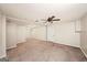 Spacious finished basement with neutral carpet, recessed lighting and ample room for various activities at 1212 Lee Whatley Dr, Lithonia, GA 30058