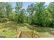 Expansive backyard with mature trees, offering plenty of space for outdoor activities and relaxation at 2294 Hollonville Rd, Brooks, GA 30205