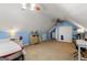 Spacious bedroom with vaulted ceiling, neutral walls, and built-in storage at 2294 Hollonville Rd, Brooks, GA 30205