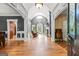 Spacious living room boasts hardwood floors, fireplace and plenty of natural light at 2294 Hollonville Rd, Brooks, GA 30205