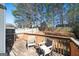 Backyard deck with room for entertaining or relaxing at 3652 Platina Park Ct, Decatur, GA 30034