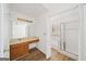 Full bathroom featuring a vanity area and a glass shower at 3652 Platina Park Ct, Decatur, GA 30034