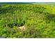 An aerial view presenting a house surrounded by lush trees, suggesting seclusion at 3258 South Mckoy Rd, Villa Rica, GA 30180