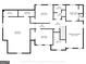 Upstairs floor plan featuring the primary bedroom with walk-in closets and attached bath at 121 Tamerlane, Peachtree City, GA 30269