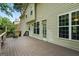 Spacious wooden deck with railings, providing an inviting outdoor space off the rear of the house at 126 Ardenlee Dr, Peachtree City, GA 30269