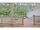 Charming backyard with landscaped garden and brick paved patio at 120 Hamilton Glen Ct, Fayetteville, GA 30215