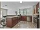 Spacious kitchen featuring granite countertops, stainless steel appliances, and an open layout at 125 Wendell Ct, Fayetteville, GA 30215