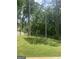 Backyard featuring trees, grass, trampoline, soccer net and wooden fence line at 288 Harper Se Rd, Atlanta, GA 30315