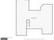 Floorplan displaying layout of unfinished basement area at 110 Woodland Rd, Fayetteville, GA 30214