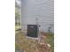 Exterior view of a Goodman HVAC (heating ventilation and air conditioning) unit at 150 Park Timbers Drive, Sharpsburg, GA 30277