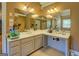 Bathroom offering a large vanity with dual sinks and counter space at 637 Lakeview Dr, Newborn, GA 30056