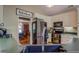Kitchen view looking towards dining area featuring stainless steel appliances at 637 Lakeview Dr, Newborn, GA 30056