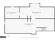 Unfinished basement floor plan showing dimensions of 14'1