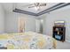 This large main bedroom features two entryways at 1152 Sunday Ln, Jonesboro, GA 30238