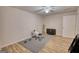 Basement gym features workout equipment, ceiling fan, and durable flooring at 4180 Mount Paran Dr, Social Circle, GA 30025
