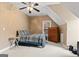 Cozy bedroom with natural light, a single bed, and wooden dresser at 510 Jenna Trl, Mcdonough, GA 30252