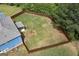 Spacious, fenced backyard offers privacy with a small patio and plenty of space for outdoor enjoyment at 5016 Brass Ct # 195, Locust Grove, GA 30248