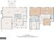 Complete layout of the house, including both floors, featuring room dimensions and spatial relationships at 5016 Brass Ct # 195, Locust Grove, GA 30248