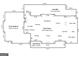 Detailed first-floor plan showcasing the layout including the kitchen, Gathering room, and bedrooms at 3180 Lee Dr, Buford, GA 30518