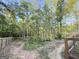 The backyard offers privacy with a wooden fence, but requires some landscaping work at 227 Wet Wood Ct, Fairburn, GA 30213