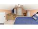 This bedroom features carpet flooring, a ceiling fan, ample closet space, and comfortable furnishings at 150 Murphy Creek Ln, Fayetteville, GA 30215